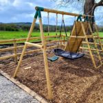Children's Swing and Climbing Set